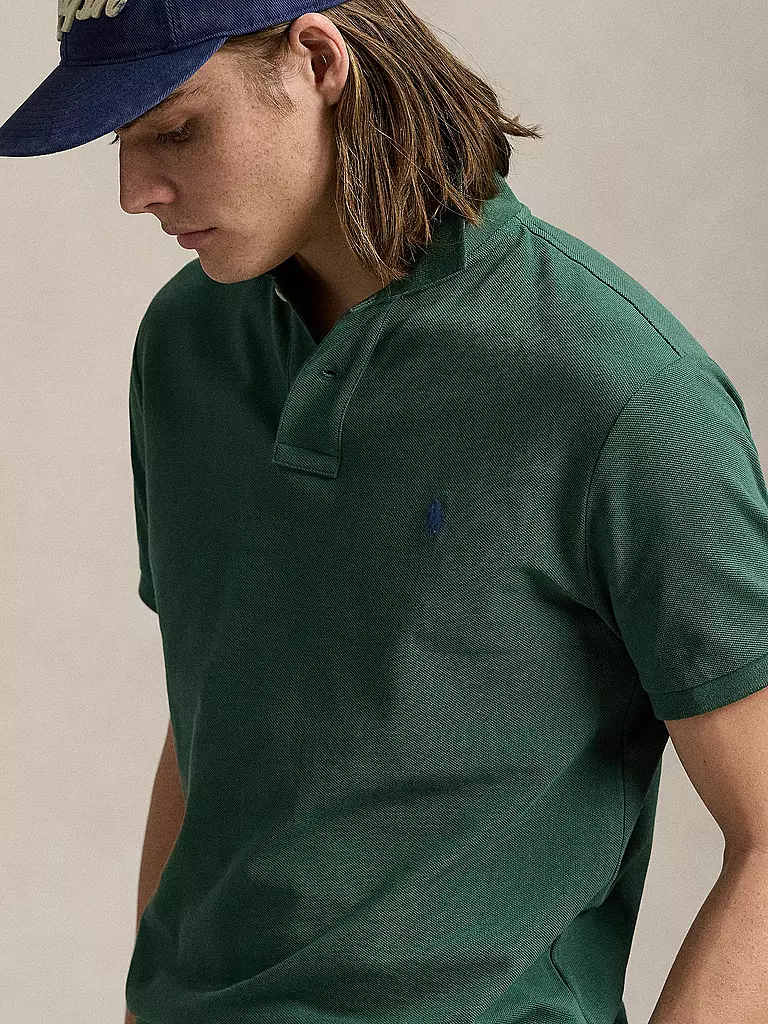 POLO RALPH LAUREN | Polo Custom Slim Fit | Verde oscuro