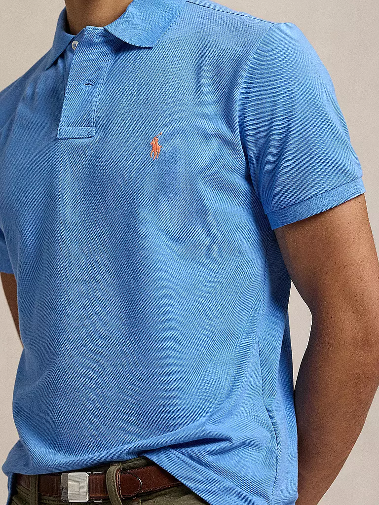 POLO RALPH LAUREN | Polo Custom Slim Fit | Azul claro