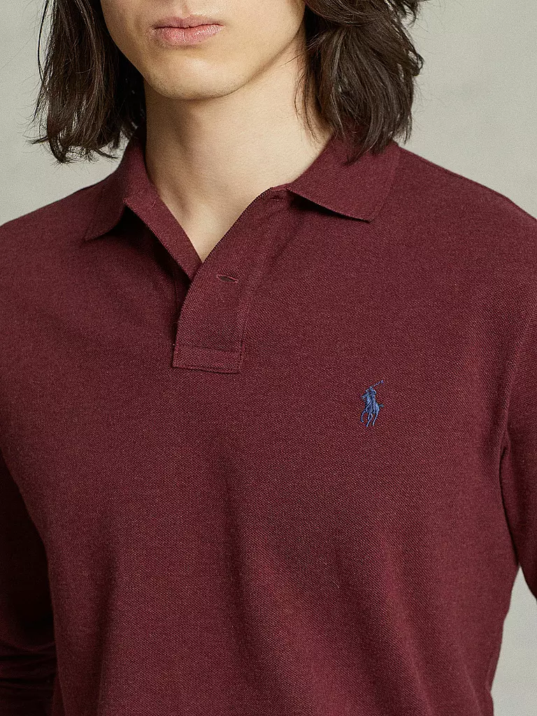 POLO RALPH LAUREN | Polo Custom Slim Fit | dunkelrot