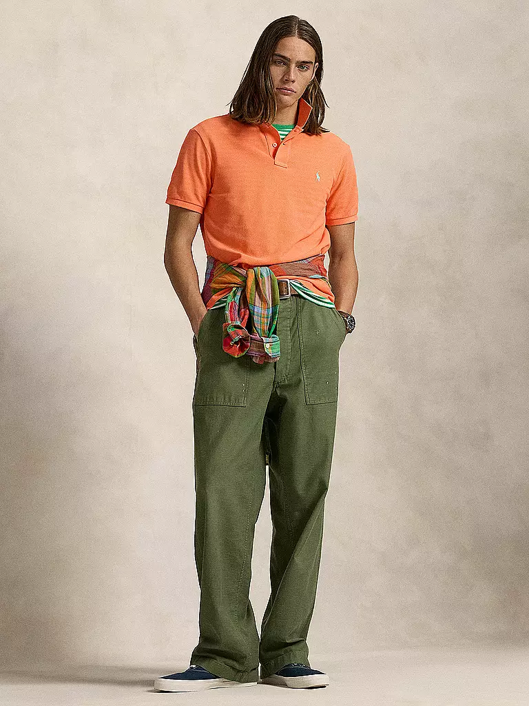 POLO RALPH LAUREN | Poloshirt Custom Fit | Naranja