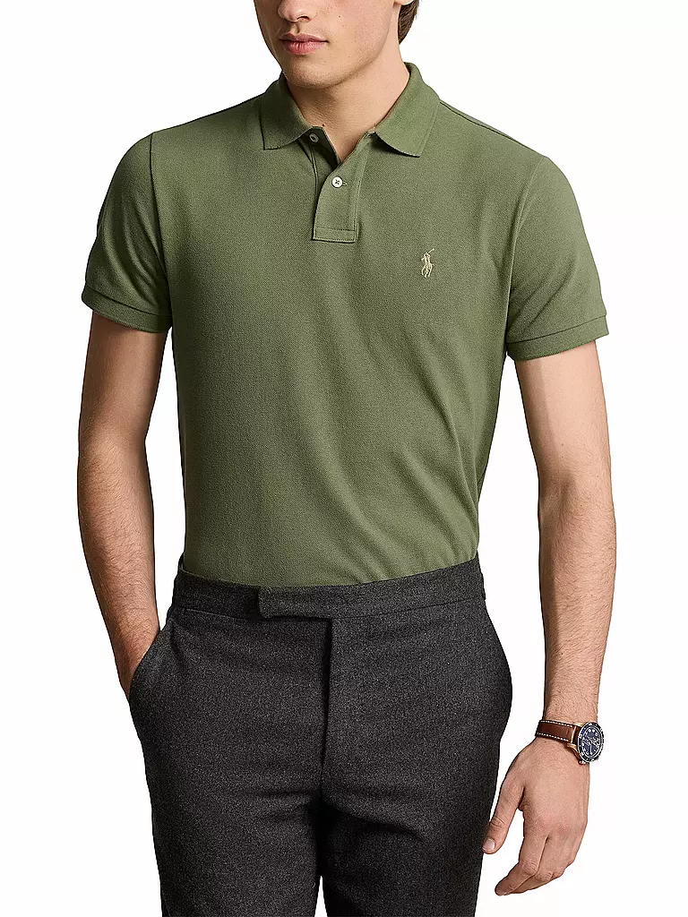 POLO RALPH LAUREN | Poloshirt Custom Fit | Oliva