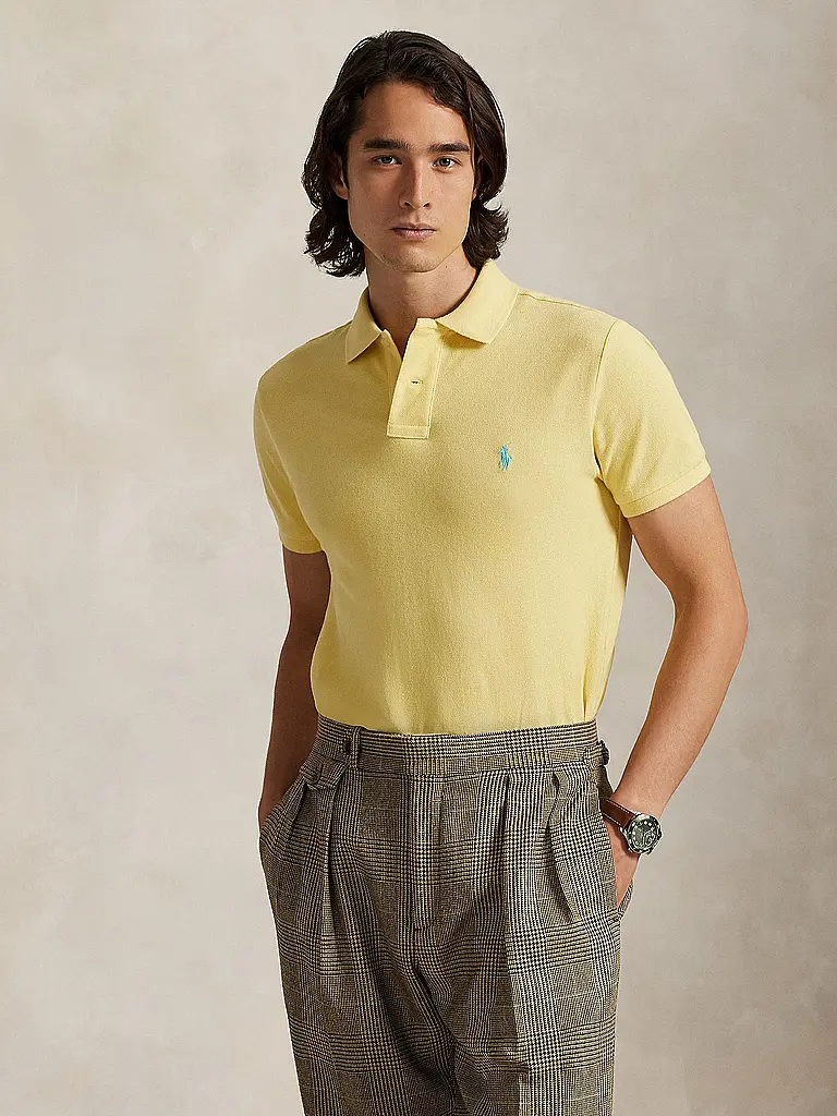 POLO RALPH LAUREN | Poloshirt Custom Slim Fit  | Amarillo