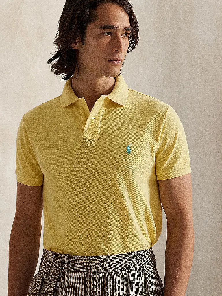 POLO RALPH LAUREN | Poloshirt Custom Slim Fit  | Amarillo