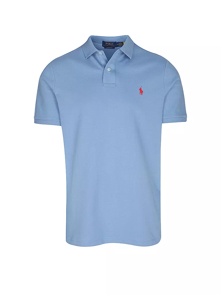 POLO RALPH LAUREN | Poloshirt Custom Slim Fit | Azul claro