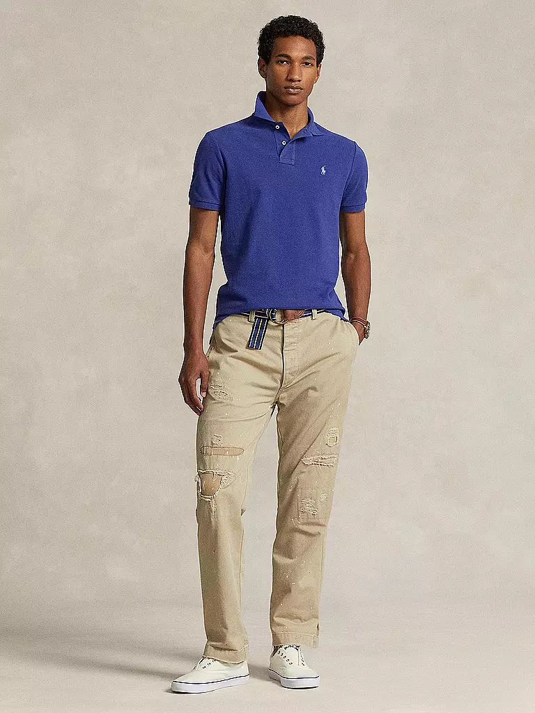 POLO RALPH LAUREN | Poloshirt Custom Slim Fit | Azul oscuro