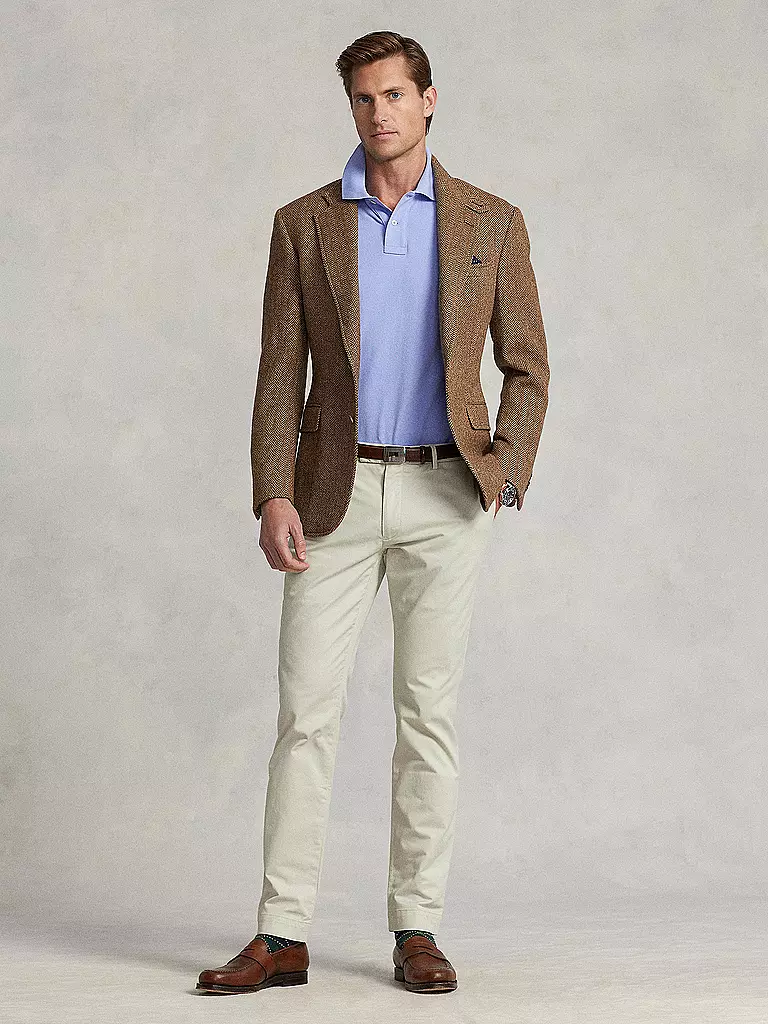 POLO RALPH LAUREN | Poloshirt Custom Slim Fit | Azul claro