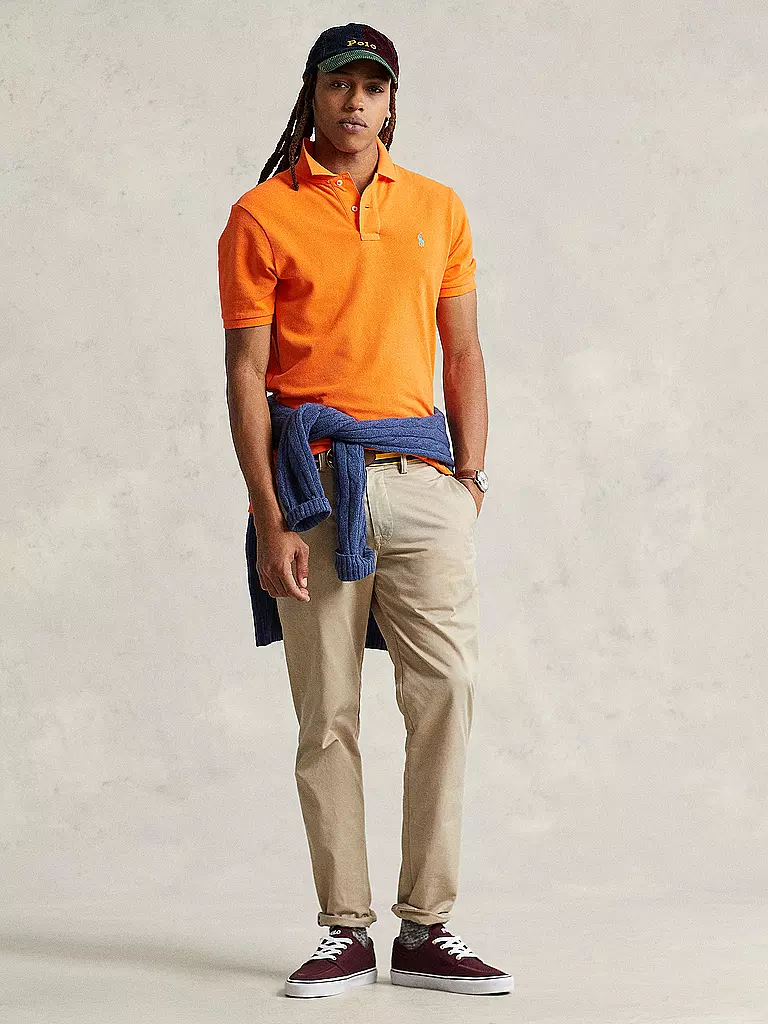 POLO RALPH LAUREN | Poloshirt Custom Slim Fit | Naranja