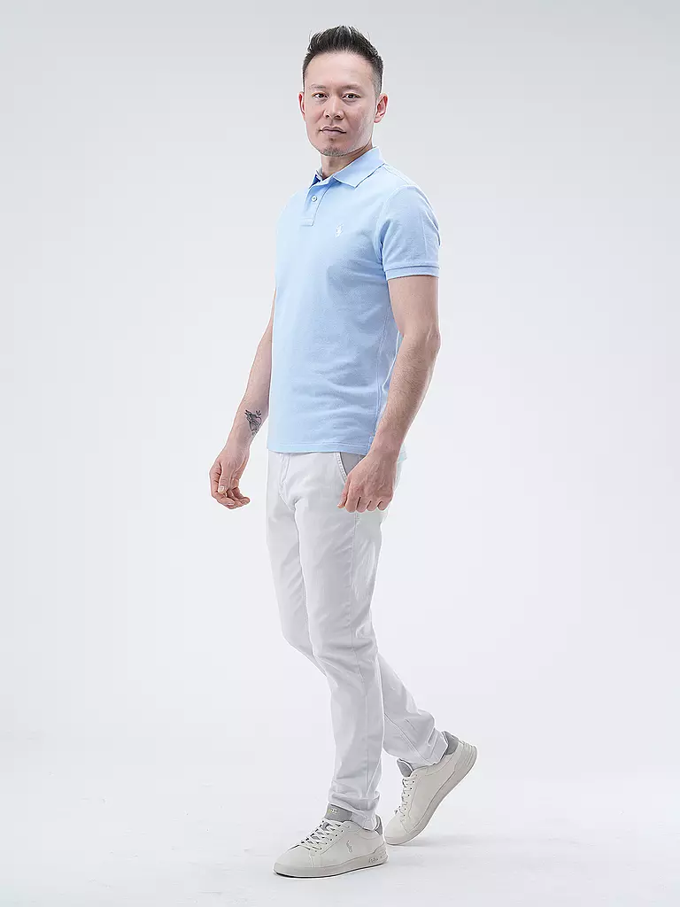 POLO RALPH LAUREN | Poloshirt Custom Slim Fit | Azul claro