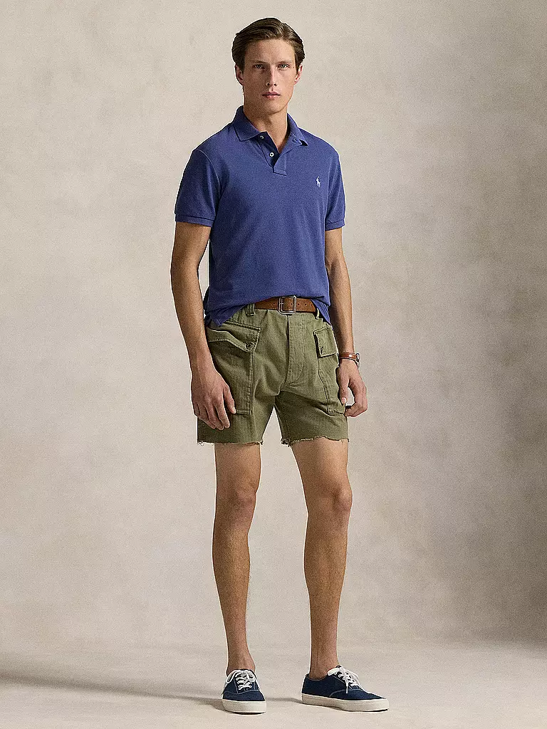 POLO RALPH LAUREN | Poloshirt Custom Slim Fit | Azul oscuro