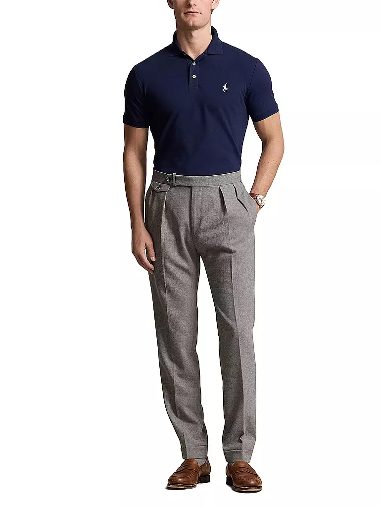 POLO RALPH LAUREN | Poloshirt Custom Slim Fit | Azul oscuro