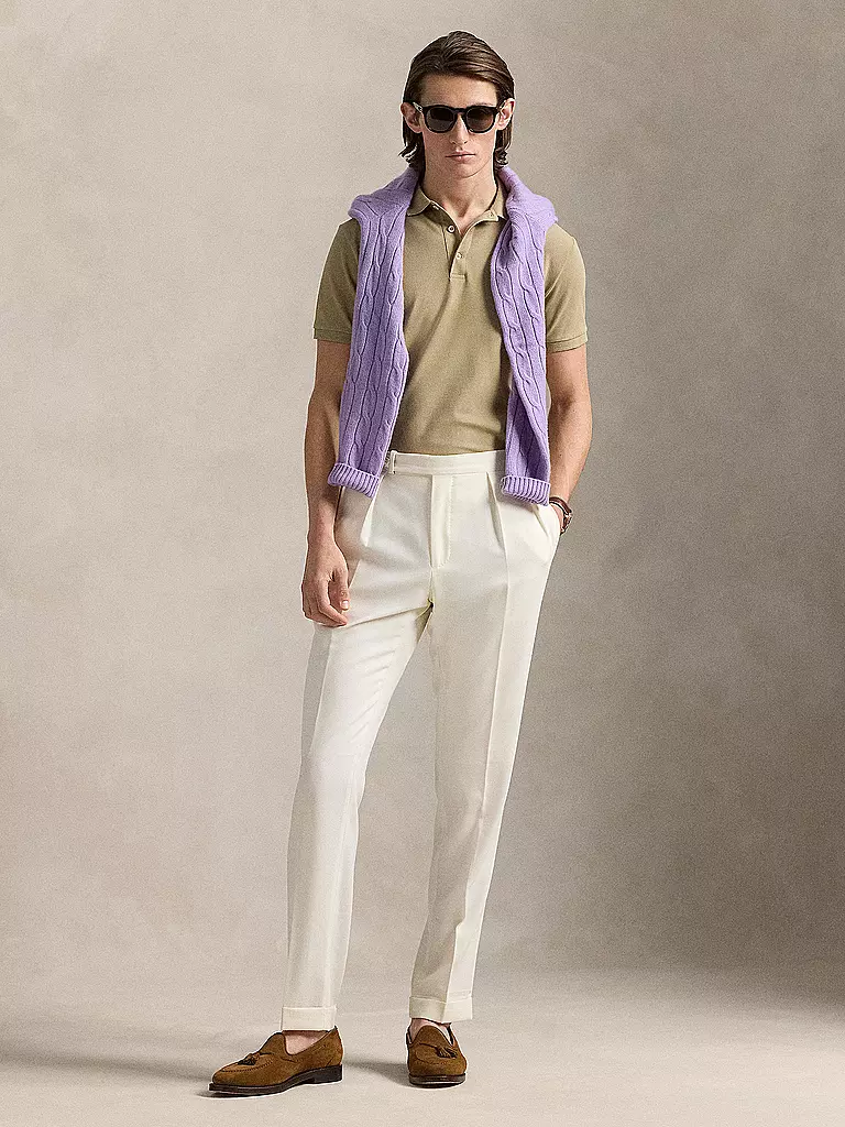 POLO RALPH LAUREN | Poloshirt Custom Slim Fit | Marrón claro