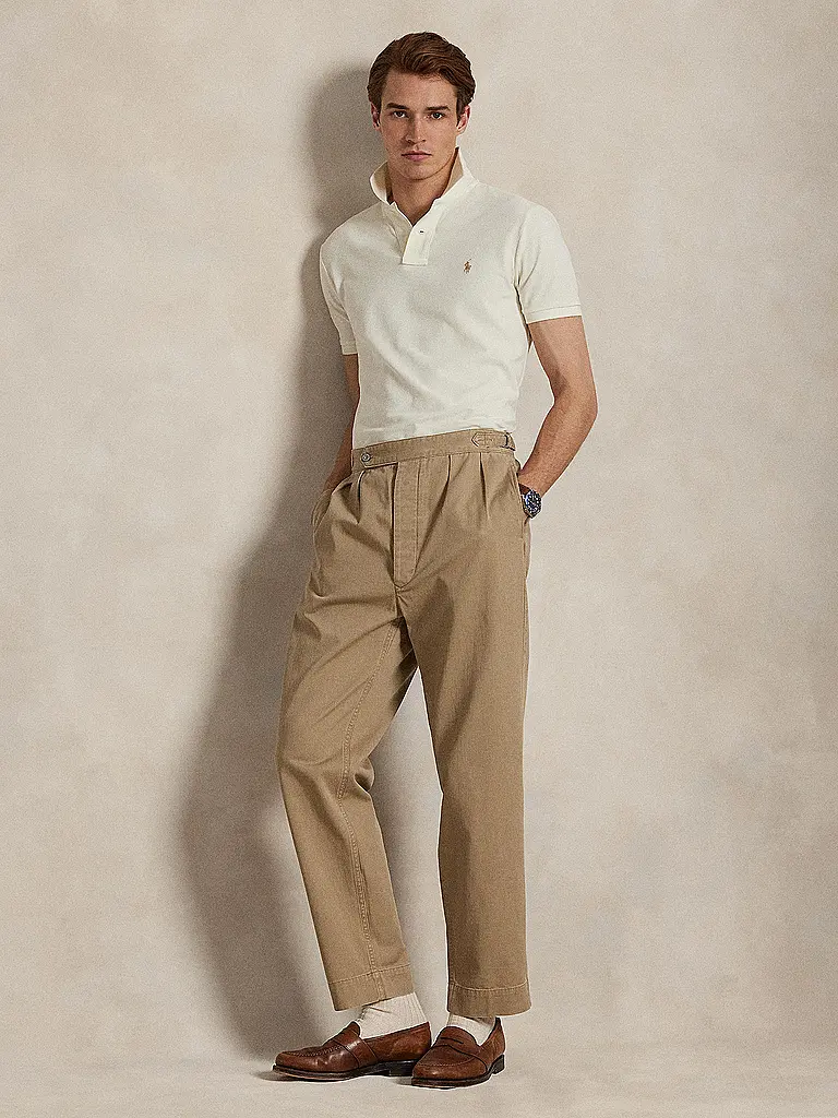 POLO RALPH LAUREN | Poloshirt Custom Slim Fit | Crema