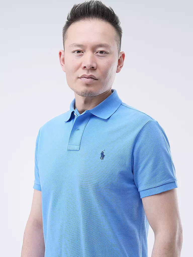 POLO RALPH LAUREN | Poloshirt Custom Slim Fit | Azul claro