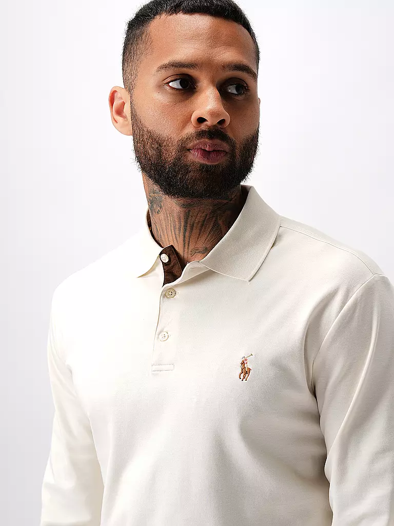 POLO RALPH LAUREN | Poloshirt Custom Slim Fit | Crema