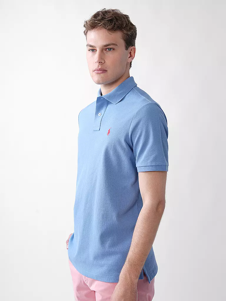POLO RALPH LAUREN | Poloshirt Custom Slim Fit | Azul claro