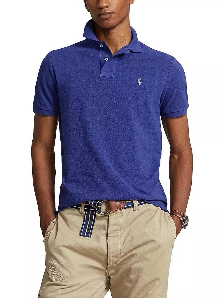 POLO RALPH LAUREN | Poloshirt Custom Slim Fit | Azul oscuro