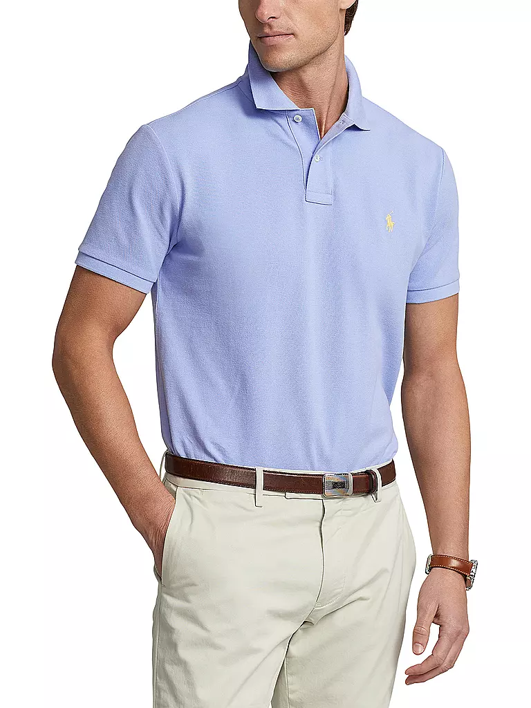 POLO RALPH LAUREN | Poloshirt Custom Slim Fit | Azul claro