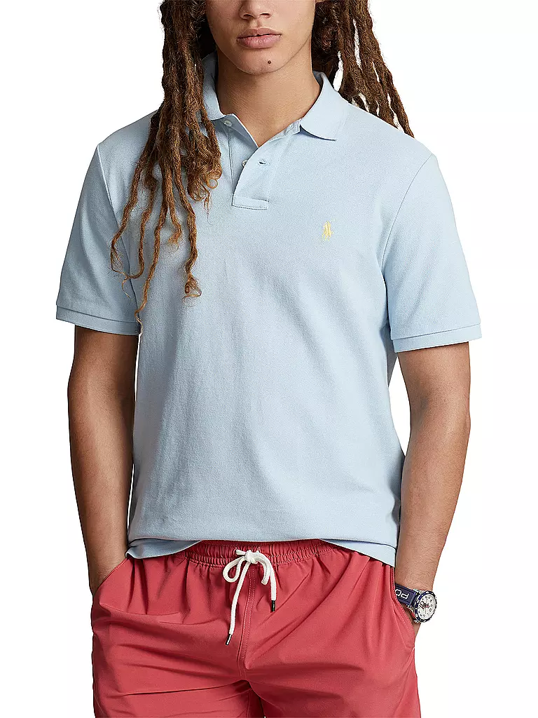 POLO RALPH LAUREN | Poloshirt Custom Slim Fit | Azul claro