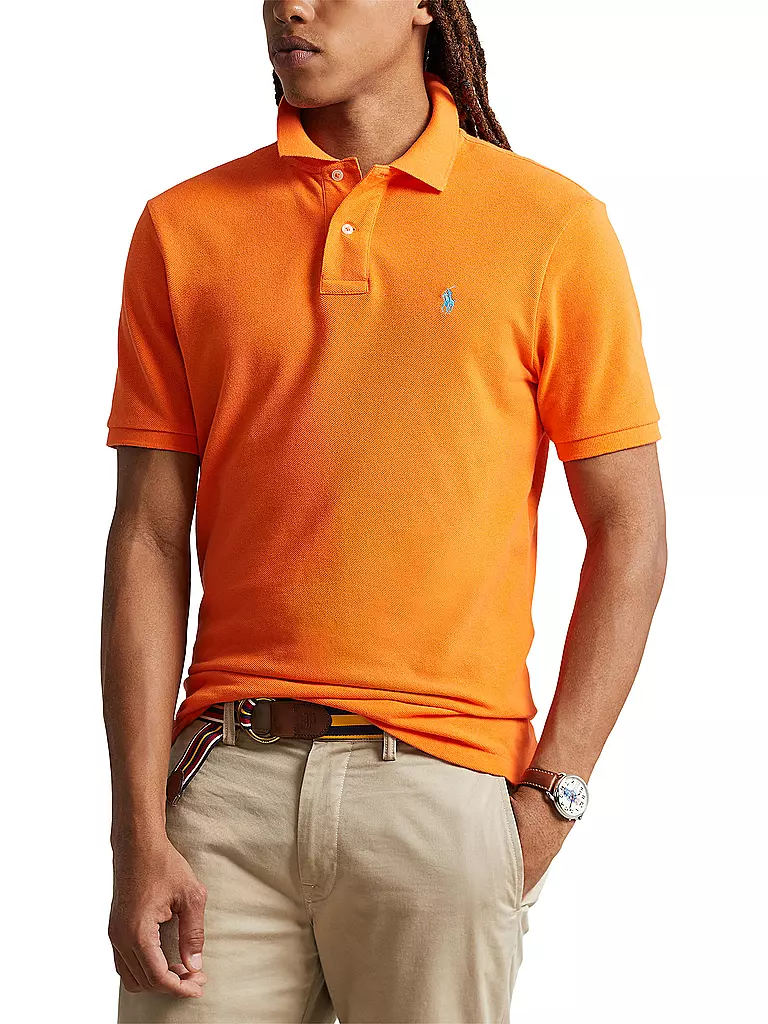 POLO RALPH LAUREN | Poloshirt Custom Slim Fit | Naranja
