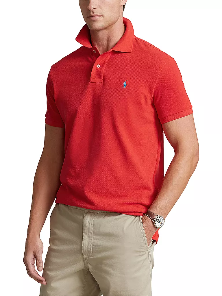 POLO RALPH LAUREN | Poloshirt Custom Slim Fit | Rojo