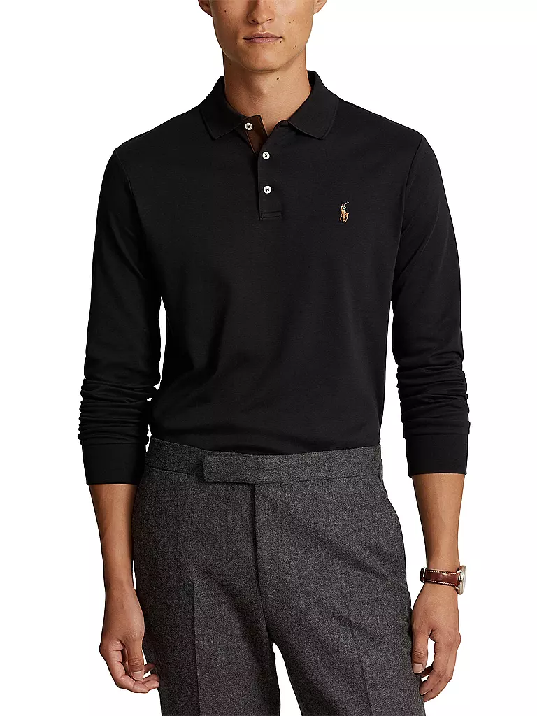 POLO RALPH LAUREN | Poloshirt Custom Slim Fit | Negro