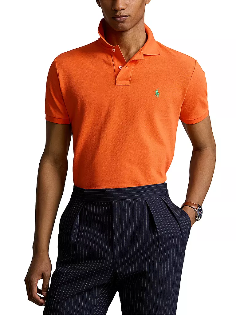 POLO RALPH LAUREN | Poloshirt Custom Slim Fit | Naranja