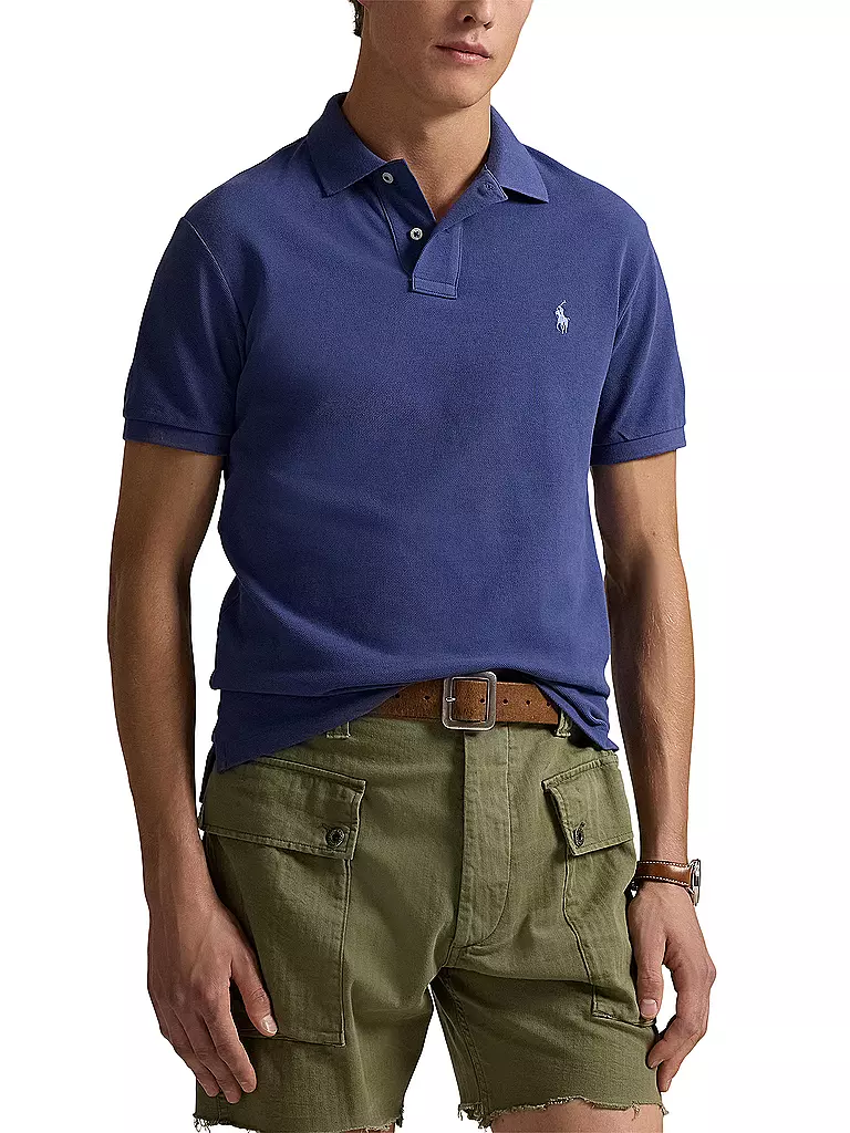 POLO RALPH LAUREN | Poloshirt Custom Slim Fit | Azul oscuro