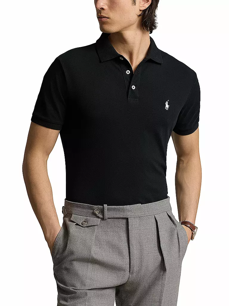 POLO RALPH LAUREN | Poloshirt Custom Slim Fit | Negro