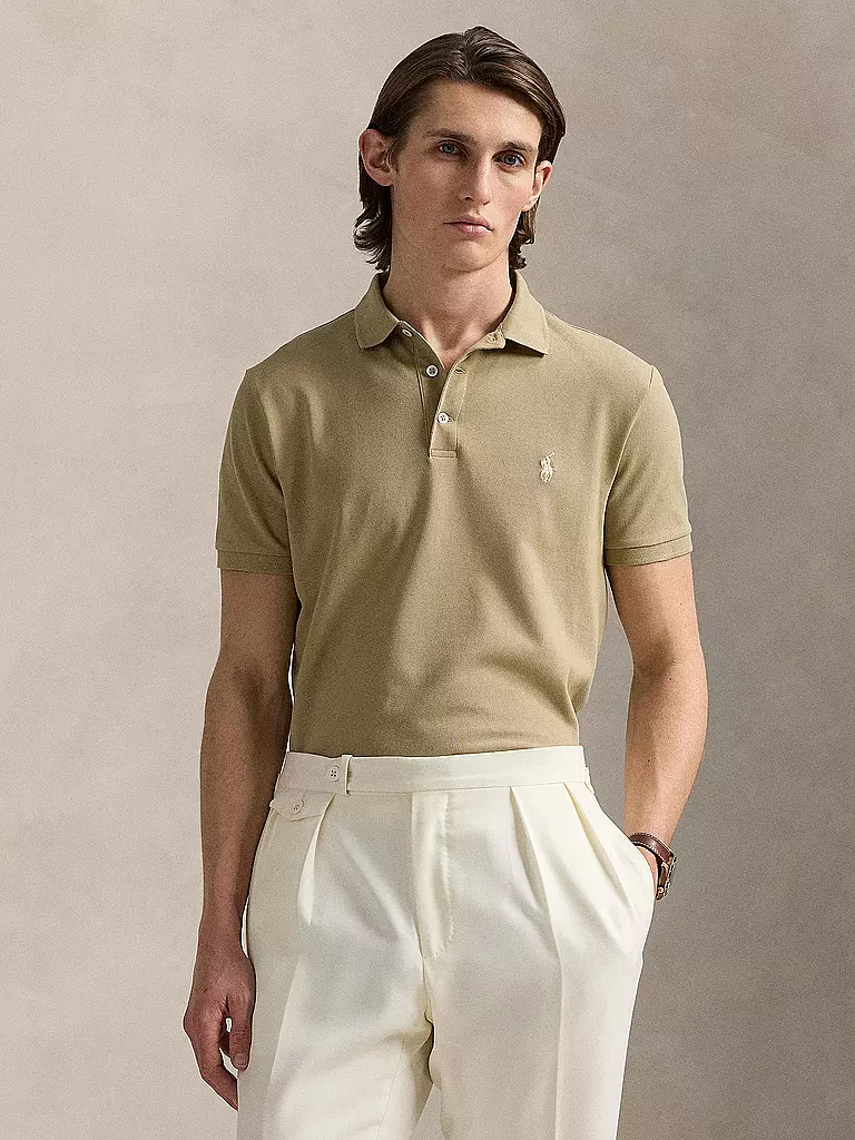 POLO RALPH LAUREN | Poloshirt Custom Slim Fit | Marrón claro