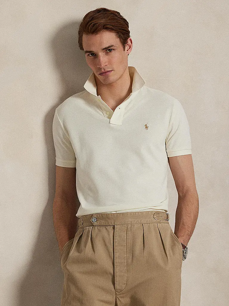 POLO RALPH LAUREN | Poloshirt Custom Slim Fit | Crema