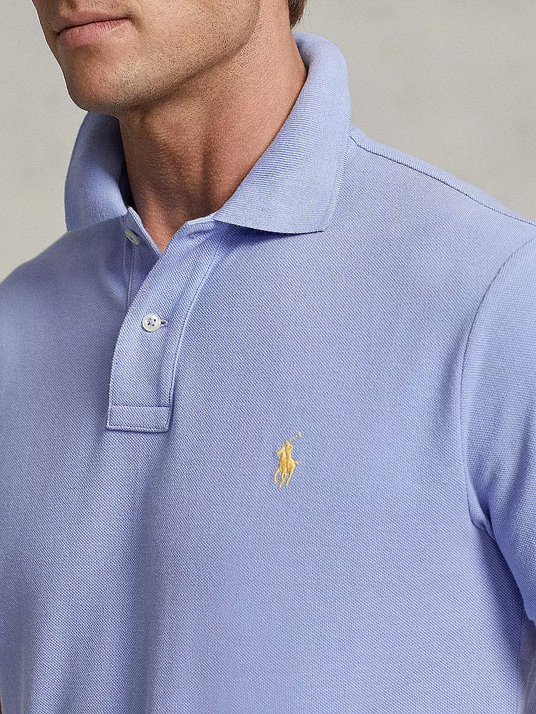 POLO RALPH LAUREN | Poloshirt Custom Slim Fit | Azul claro