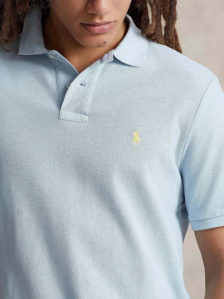 POLO RALPH LAUREN | Poloshirt Custom Slim Fit | Azul claro