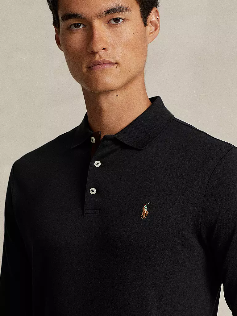 POLO RALPH LAUREN | Poloshirt Custom Slim Fit | Negro