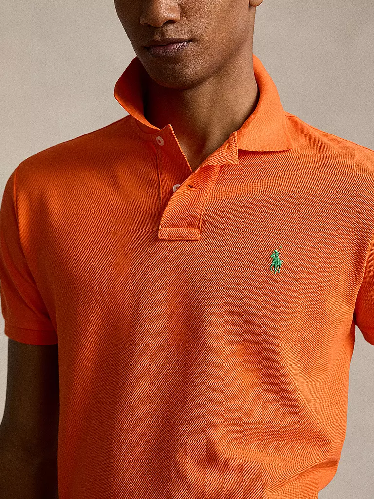 POLO RALPH LAUREN | Poloshirt Custom Slim Fit | Naranja