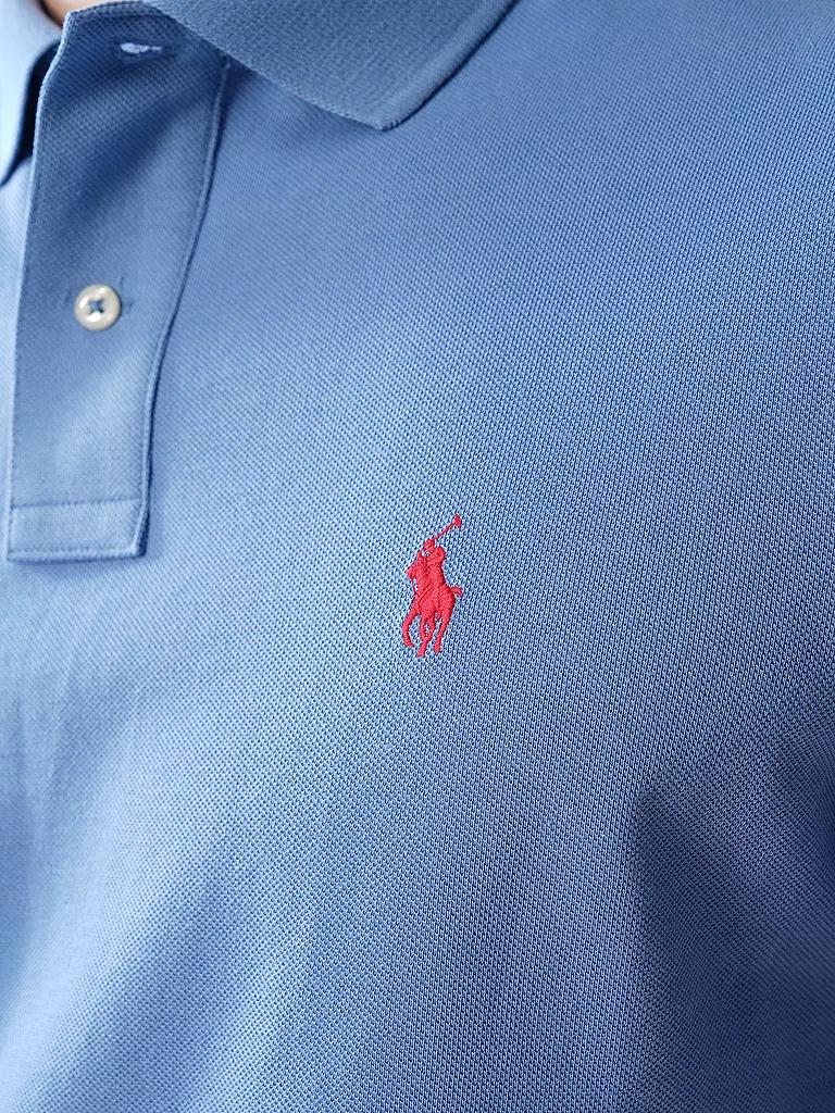 POLO RALPH LAUREN | Poloshirt Custom Slim Fit | Azul claro