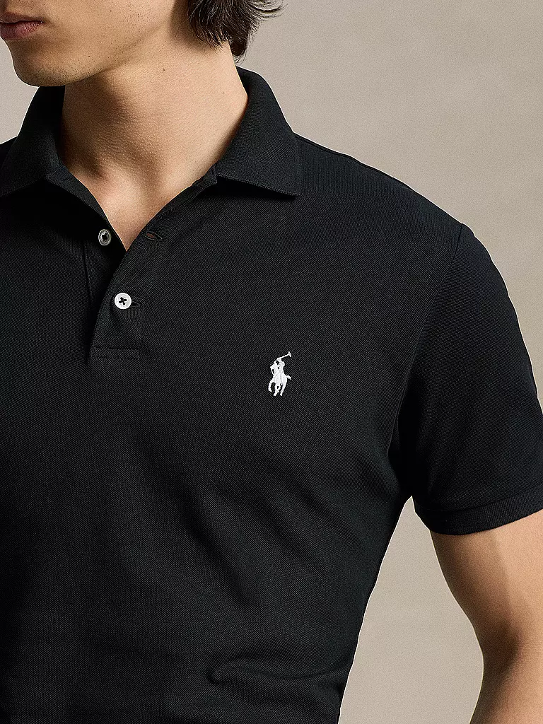 POLO RALPH LAUREN | Poloshirt Custom Slim Fit | Negro