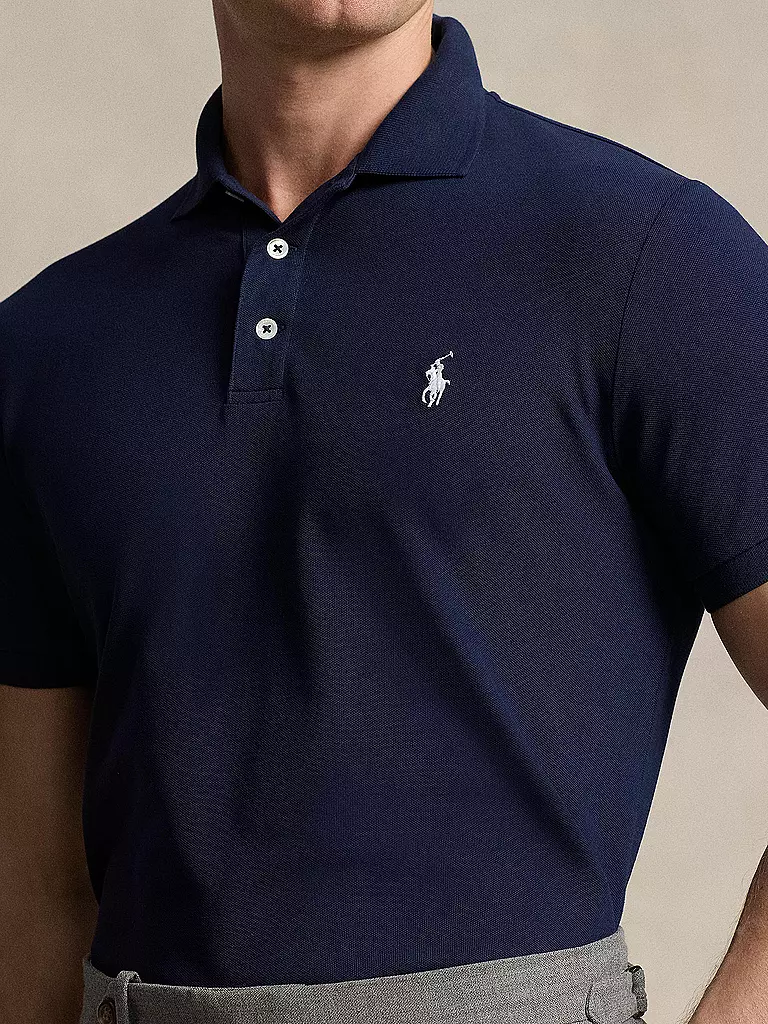 POLO RALPH LAUREN | Poloshirt Custom Slim Fit | Azul oscuro