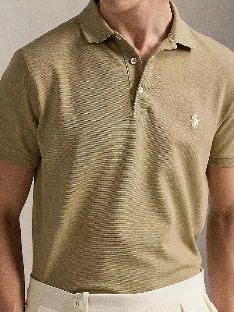 POLO RALPH LAUREN | Poloshirt Custom Slim Fit | Marrón claro