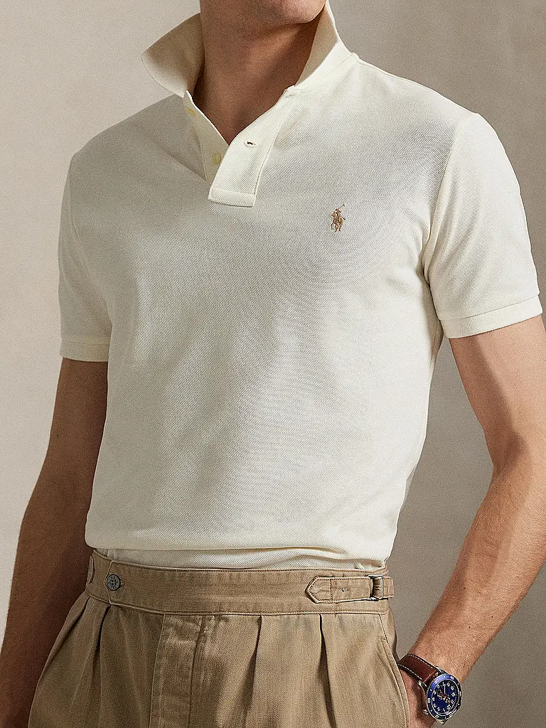 POLO RALPH LAUREN | Poloshirt Custom Slim Fit | Crema