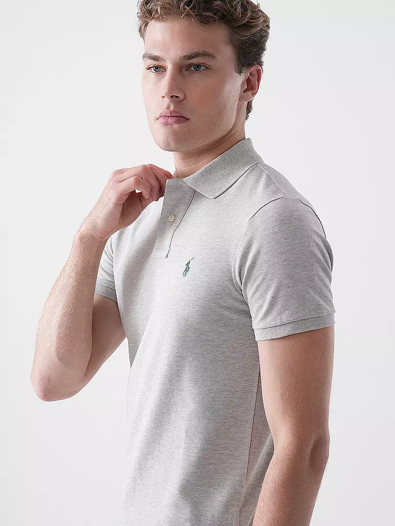 POLO RALPH LAUREN | Poloshirt de corte ajustado | Gris claro