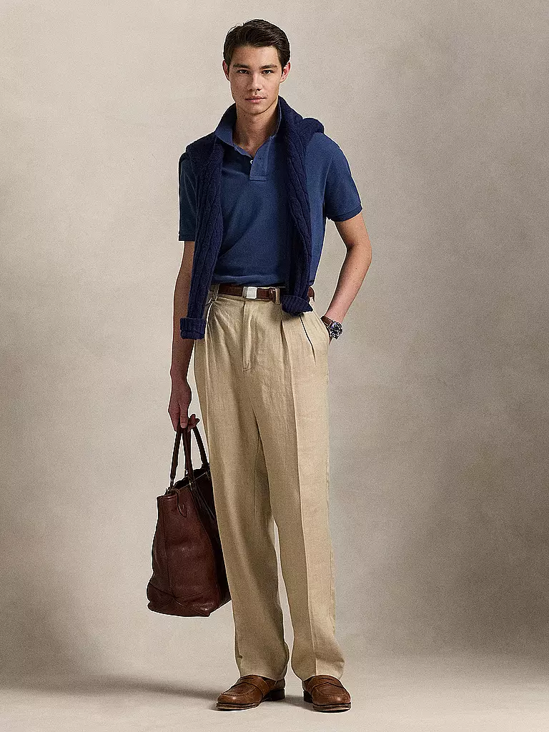POLO RALPH LAUREN | Poloshirt de corte entallado | Azul oscuro