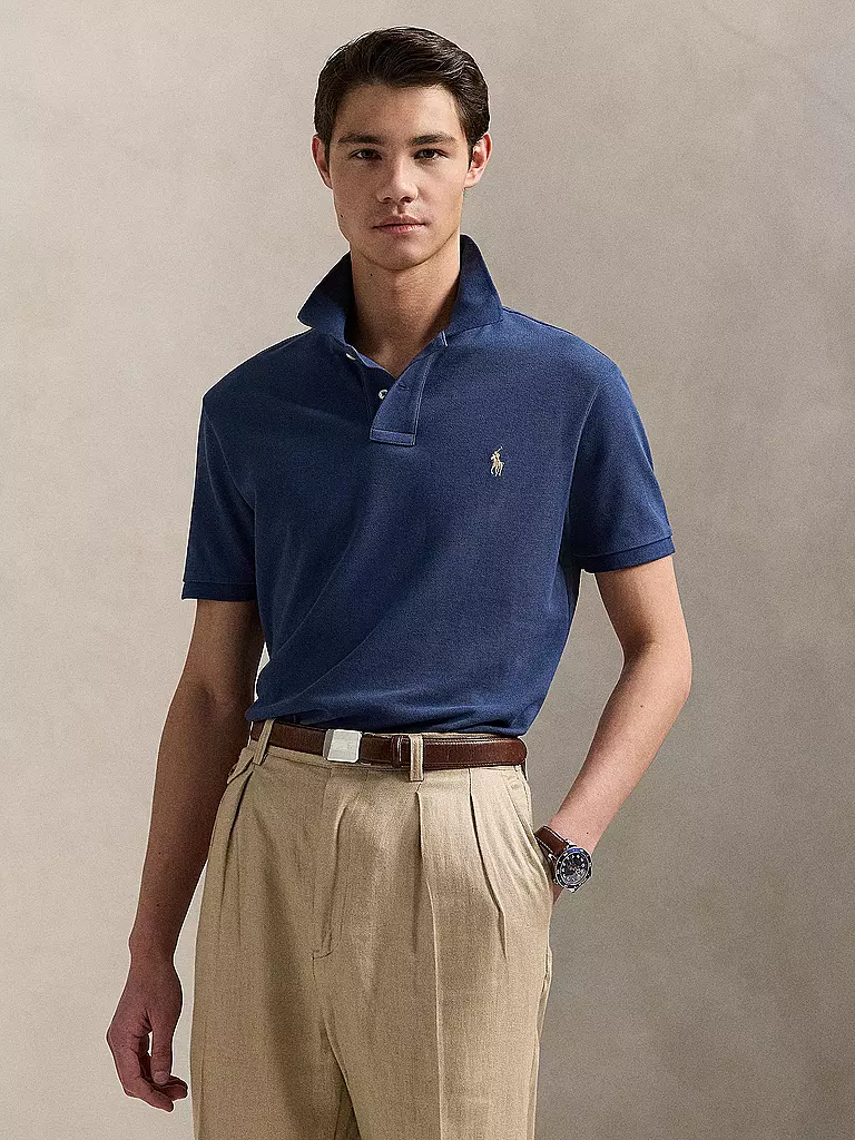 POLO RALPH LAUREN | Poloshirt de corte entallado | Azul oscuro