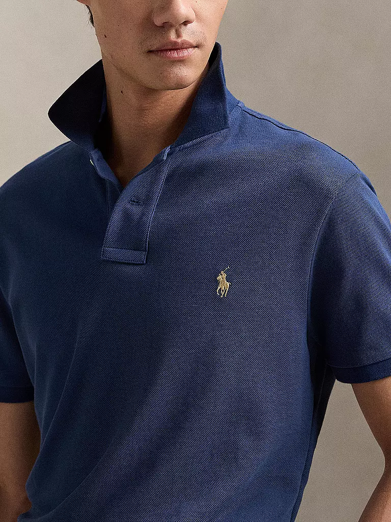 POLO RALPH LAUREN | Poloshirt de corte entallado | Azul oscuro