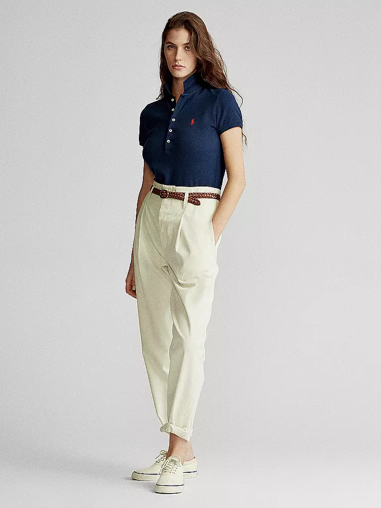 POLO RALPH LAUREN | Poloshirt Slim Fit JULIE | Azul oscuro
