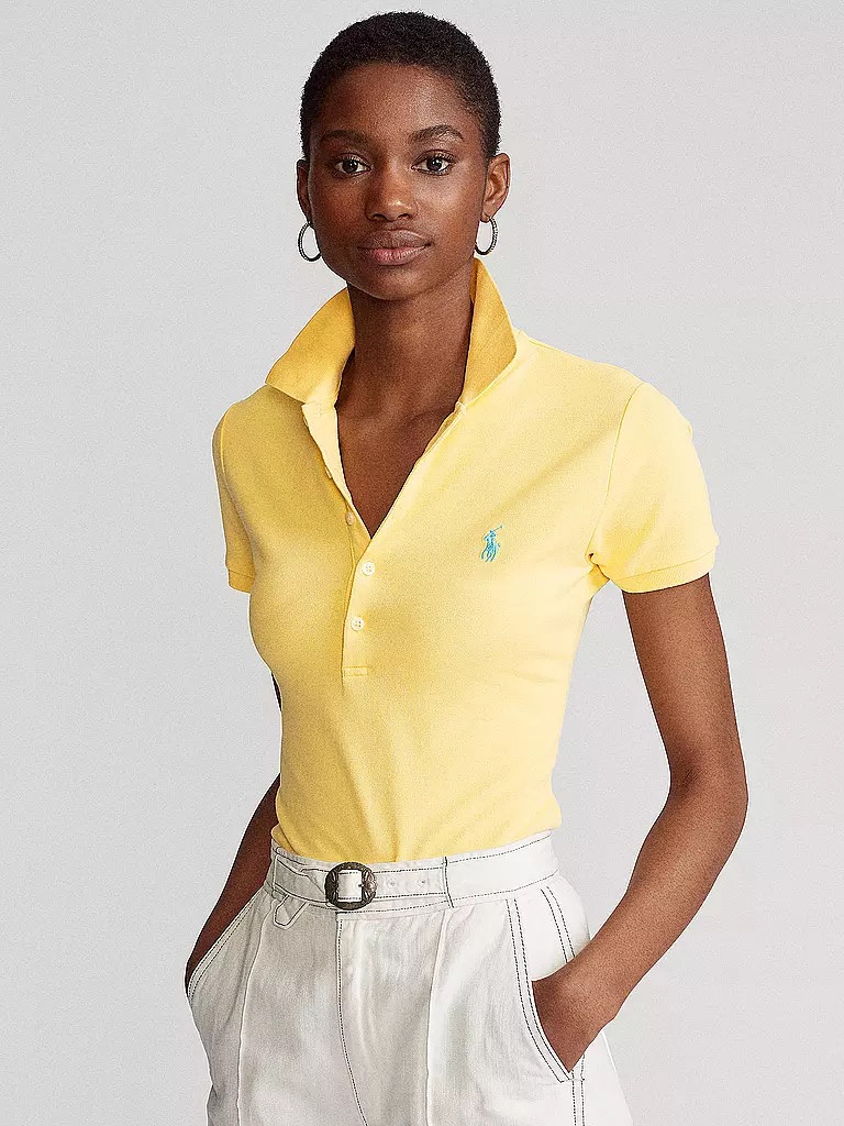 POLO RALPH LAUREN | Poloshirt Slim Fit JULIE | Amarillo