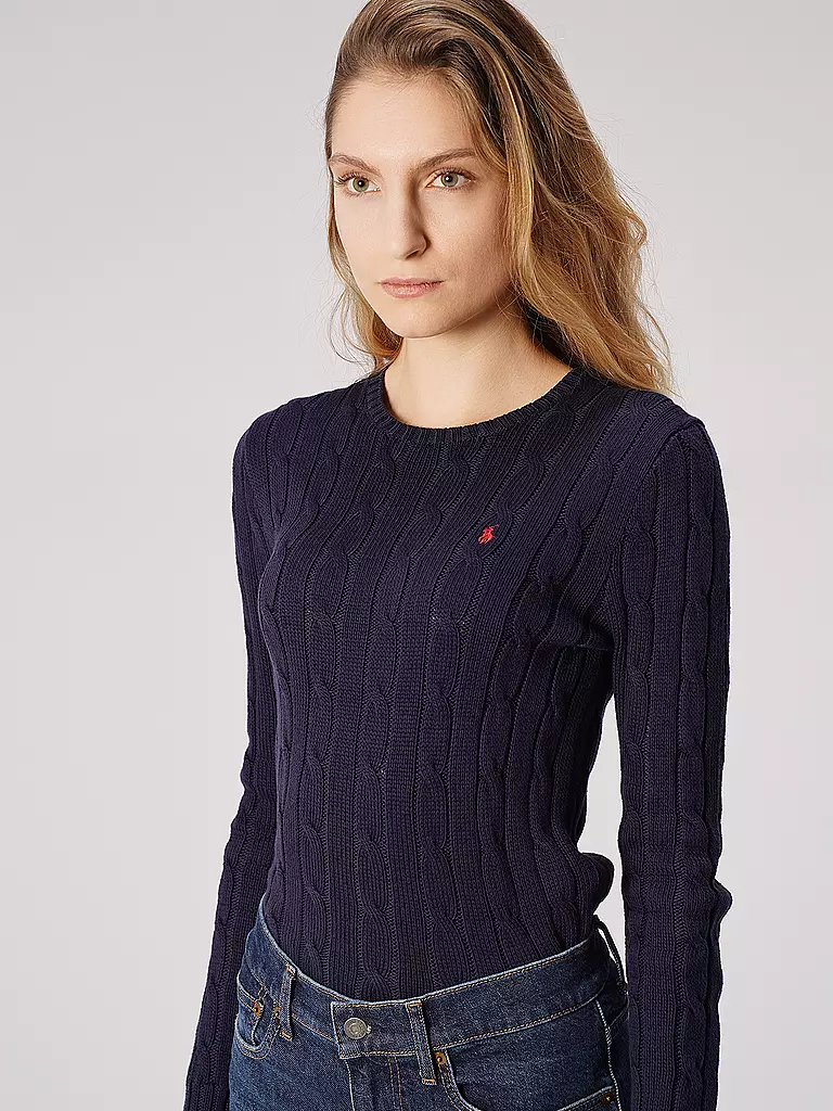 POLO RALPH LAUREN | Pullover Slim Fit JULIANNA | Azul oscuro