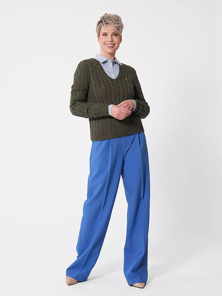 POLO RALPH LAUREN | Pullover Slim Fit KIMBERLY | Oliva
