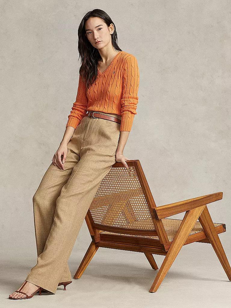POLO RALPH LAUREN | Pullover Slim Fit KIMBERLY | Naranja