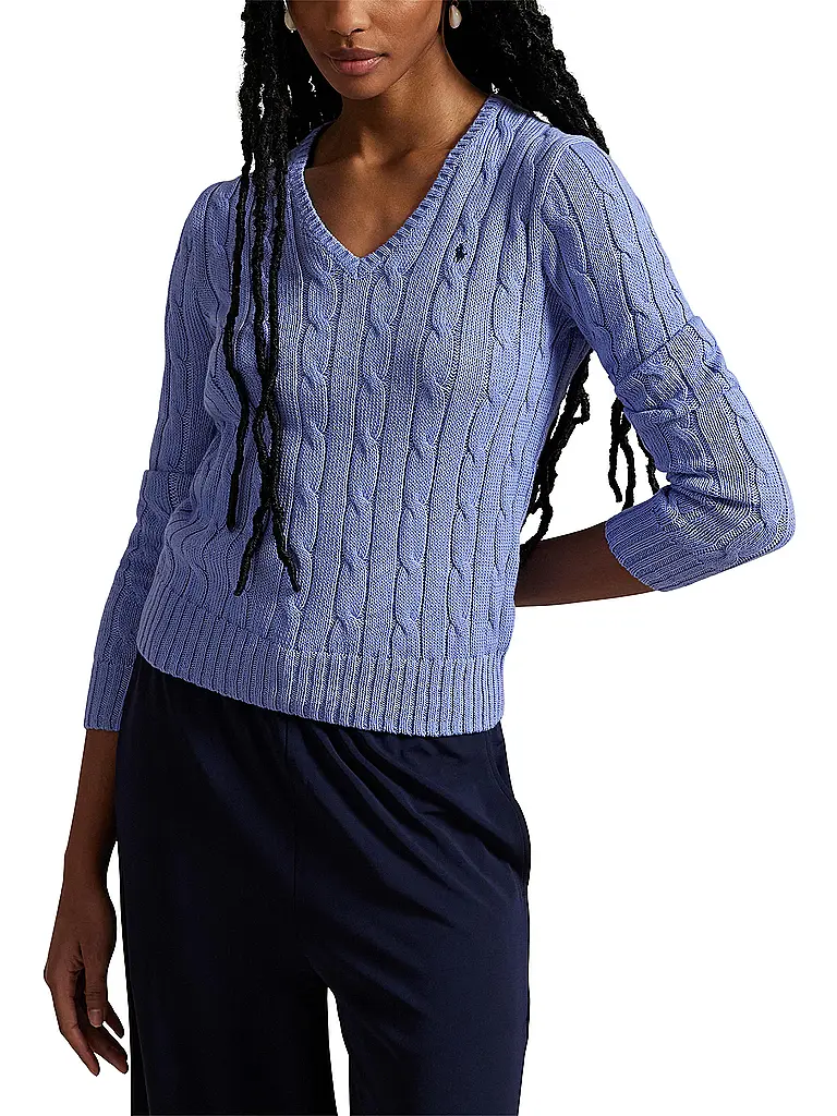 POLO RALPH LAUREN | Pullover Slim Fit KIMBERLY | Azul claro