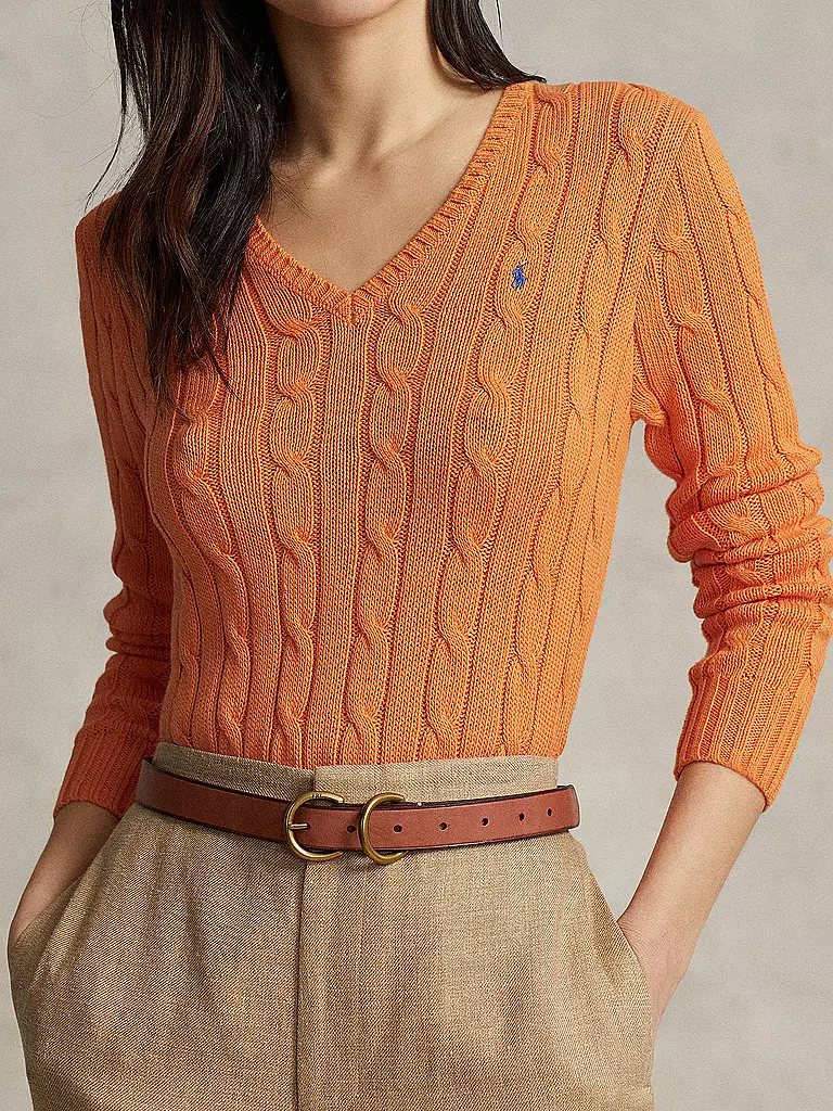 POLO RALPH LAUREN | Pullover Slim Fit KIMBERLY | Naranja